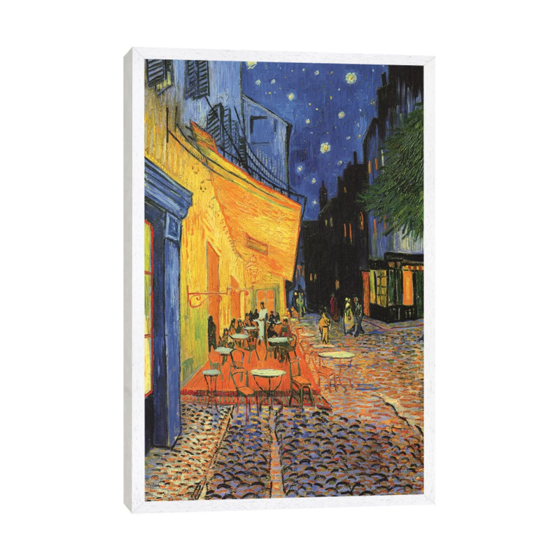 Vincent Van Gogh - Painting on Canvas, White Floater Framed, 152.5cm H x 101.5cm W x 3.81cm D