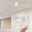 Ventilateur de plafond encastré 3 lumières Furness-133254198-133254199