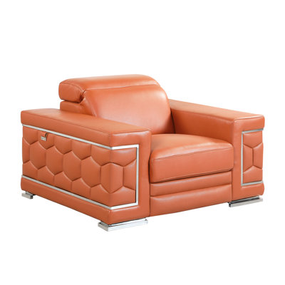 Top Grain Italian Leather Chair