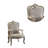 Picardy 27 Wide Left Facing Leaf Armchair-75309079
