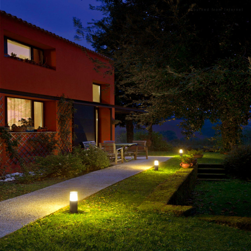 Warm White Low Voltage LED Landscape Pathway Lights, 12-24V AC/DC, IP65 Waterproof, Aluminum Integrated LED Landscape Lighting