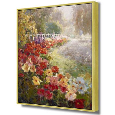 Sun-Drenched Garden Stroll Print
