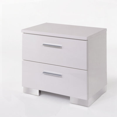 Everhart 2-Drawer Nightstand in White by Lark Manor