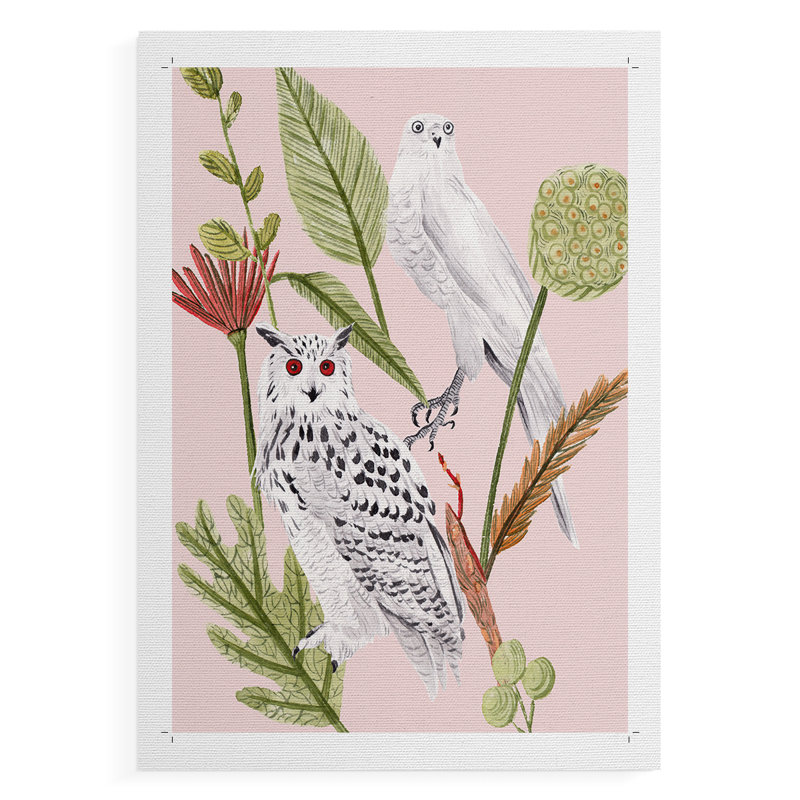 Birds in Motion V - Impression sur toile seulement - NON-CADRE, H 60 po x l 40 po