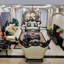 Fauteuil en cuir de vache American