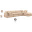 Canapé modulaire 5 pièces Itala-94482419