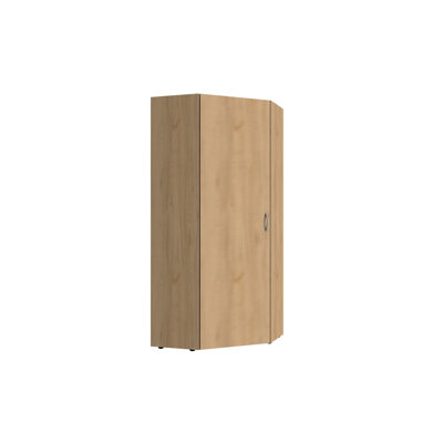 Enkhtuya 1 Door Wood Wardrobe