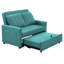 2 Seater Linen Sofa Bed-364745024