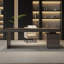 Bureau moderne 78,74 po brun de luxe-115386324