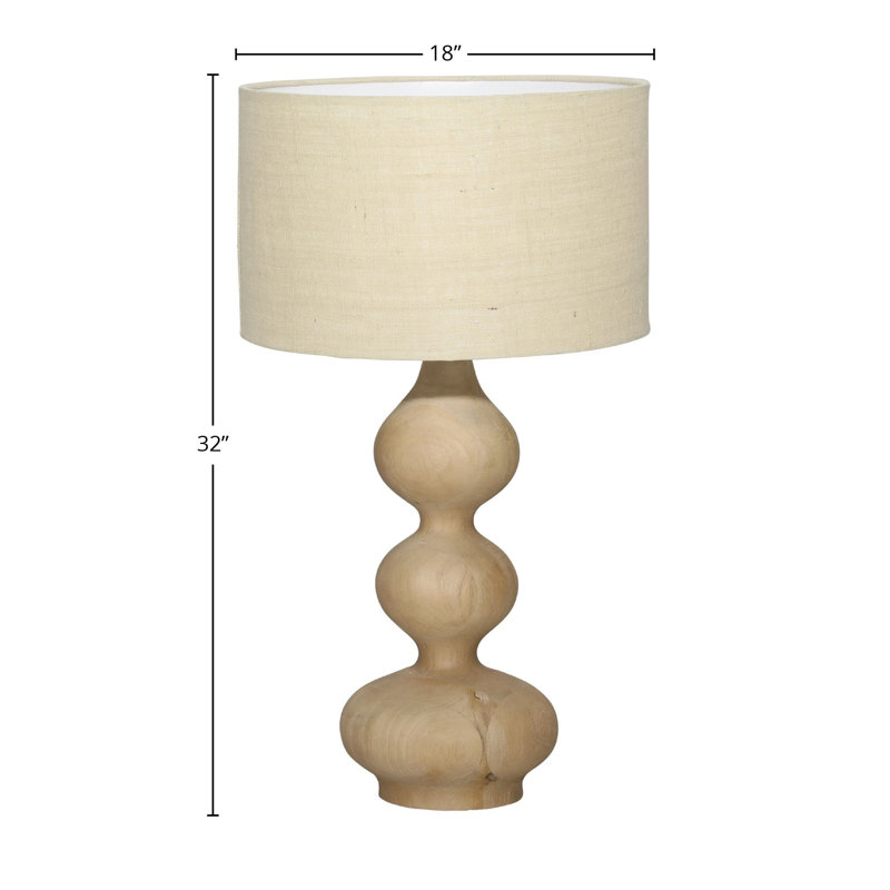 Lynne Solid Wood Table Lamp