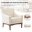 Fauteuil Arshanti avec pieds en bois massif-76353535
