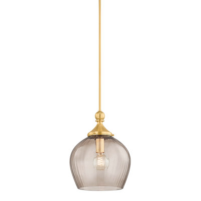 Chatton Pendant in Aged Brass