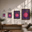 Pomegranate & Gold Botanical - Print-3291969-3291971
