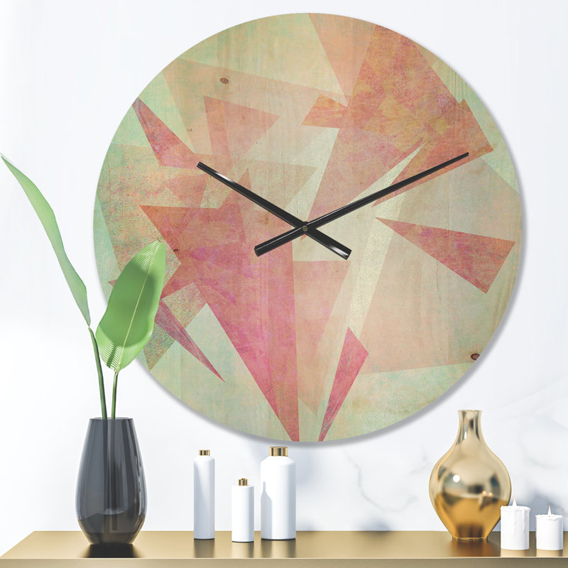 Horloge murale rétro en bois, Moyen