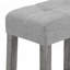 Ensemble de table de salle à manger industriel avec imitation grain de bois de haute qualité et tabourets de bar peu encombrants pour les cuisines et les salons modernes