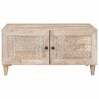 Solid Wood Coffee Table with Storage