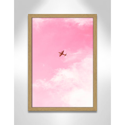 «Flight Through Cotton Candy Skies» par J Lee - impression d'un seul cadre