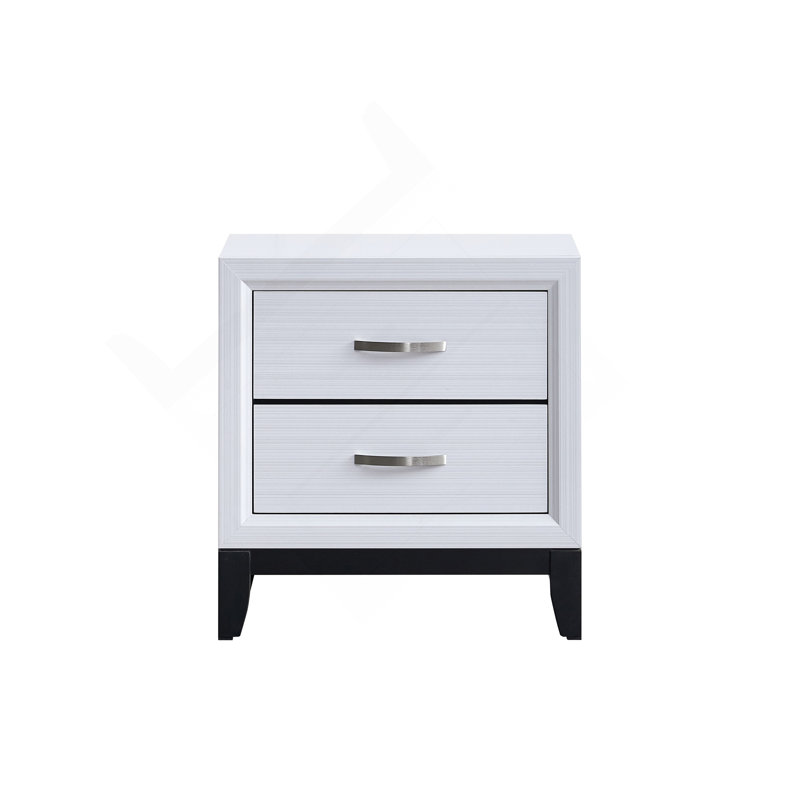 Table de chevet Glasgow, blanc