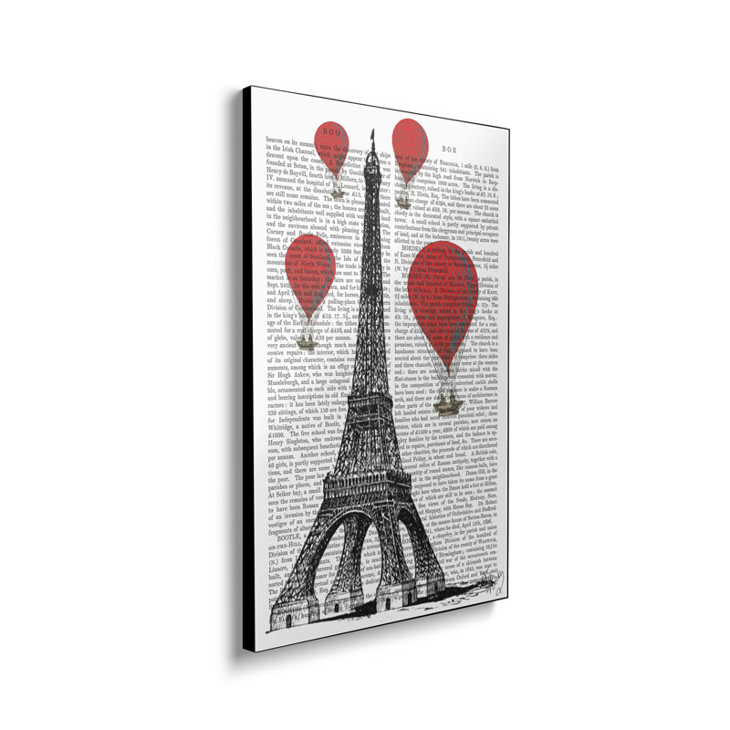 Reproduction d'art mural, toile Steppeix - Tour Eiffel par Fab Funky