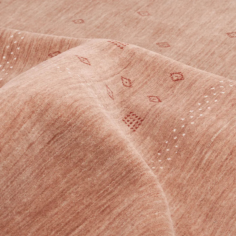 Simi Geometric Area Rug, Rectangle 8' x 10', Peach