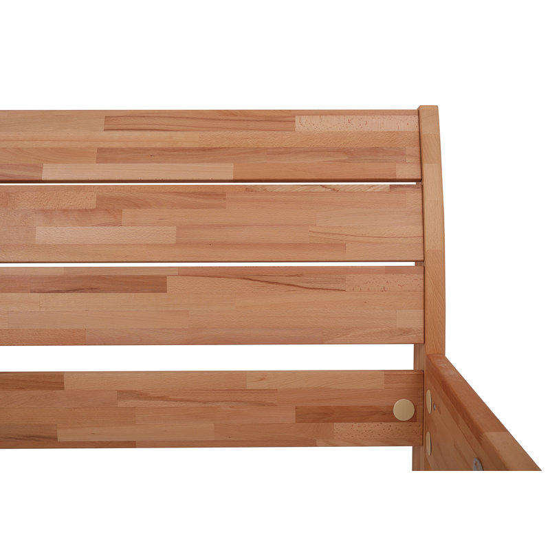 Pigott Solid Wood Bed, 135 x 190cm