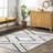 Akari SpinClean Transitional Diamond Machine Washable Area Rug-12426366