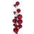 Vickerman 6' Red Ball Branch Garland.-120209560