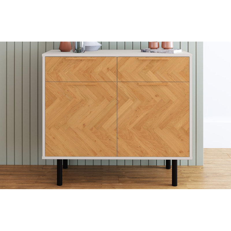 Gassville 2 - Door Standard Accent Cabinet, White