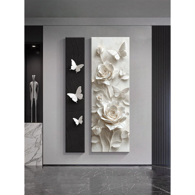 Murale florale luxueuse et haut de gamme en grès