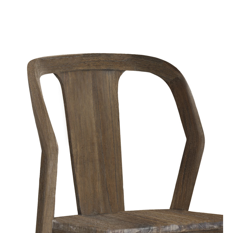 Abels 46cm H Solid Wood Slat Back Side Chair