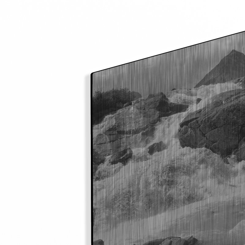 «White Water» par Photoinc Studio, art mural en métal, H 12 po x l 12 po