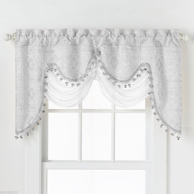 Munsell Damask Swag Window Valance