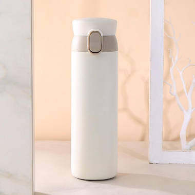 Vacuum Insulated Wide Mouth Bottle Bouncing Cap Tumbler Hot Water