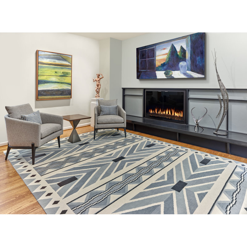 Mesa Wool Moroccan Area Rug, Rectangle 12' x 18'