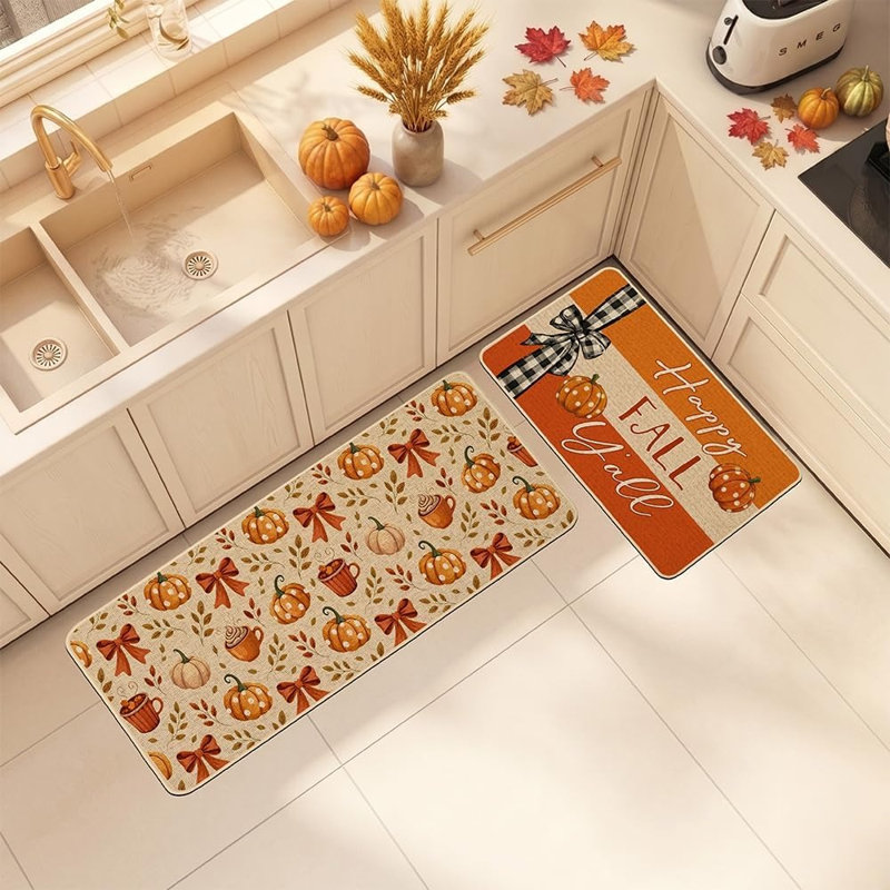Ensemble de tapis de cuisine Fall Farmhouse