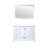 Dukes 48 in. W x 22 in. D Single Bath Vanity and 46 in. Mirror-112871761-112871765