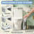 Toilet Step Stool, Toilet Assistance Steps,Bathroom Toilet Stool, Foldable Toilet Stool, Fits All Toilets, Folds for Easy Storage