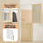 Interior Split Dutch Door -9-Lite Frosted Glass Solid Core Panel Door (No Hardware Kit)-102074274-112662516-112662517