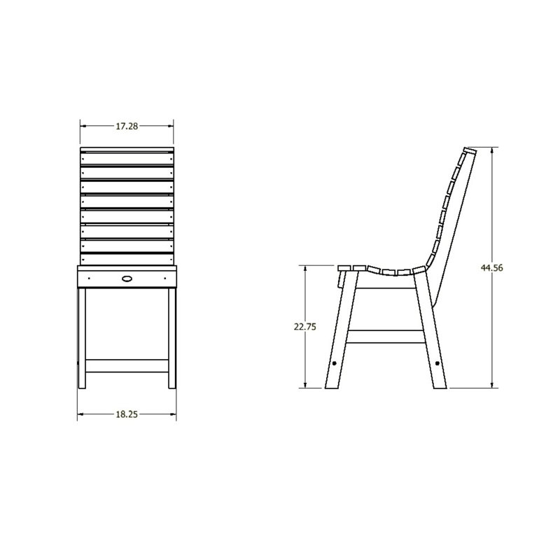 Chaise d'appoint Weatherly, Blanc délavé