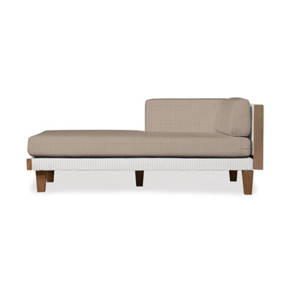 Catalina Outdoor Teak Chaise Lounge