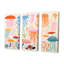 Robillard - Ensemble de salon d'art mural méduse-108317367-108317372