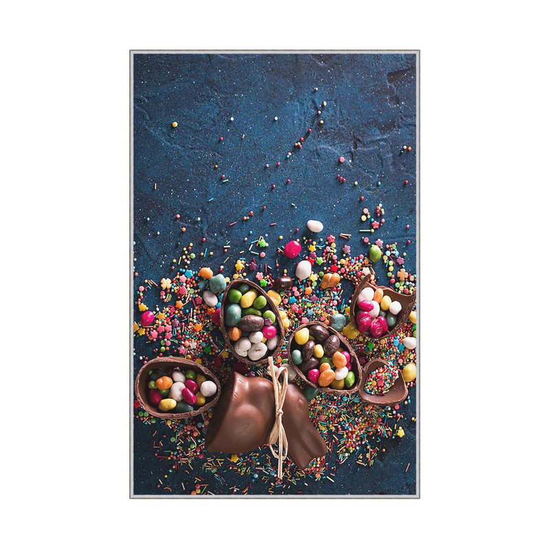 Stylish Hall Carpet (2.6 x 4.9 ft), 100% Polyester, 650 g/m² | Antibacterial, Non-Slip Underside, 0.3 in Pile Height | Machine Washable, 3D Digital Printing | Perfect for Entryway, Living Room, and Bedroom Décor