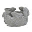 Pot à fleurs 10x8x6.5 "5 Bunny Cement