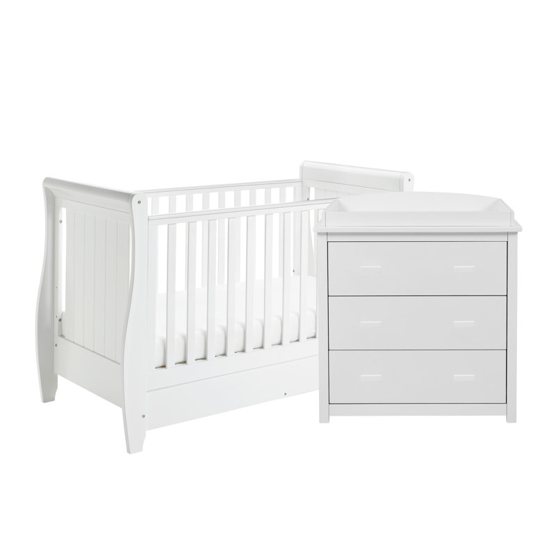 Stella 2-Piece Nursery Furniture Set, White
