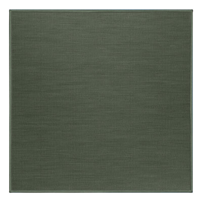Machine Washable Solid Green Area Rug