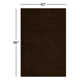 Aelin Wavy Hand Tufted Wool Brown Area Rug