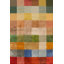Tapis indien à carreaux moderne