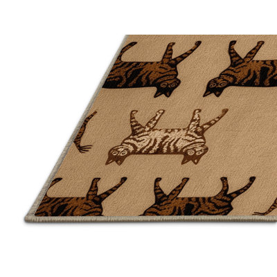 Washable Sokoke Cats Area Rug