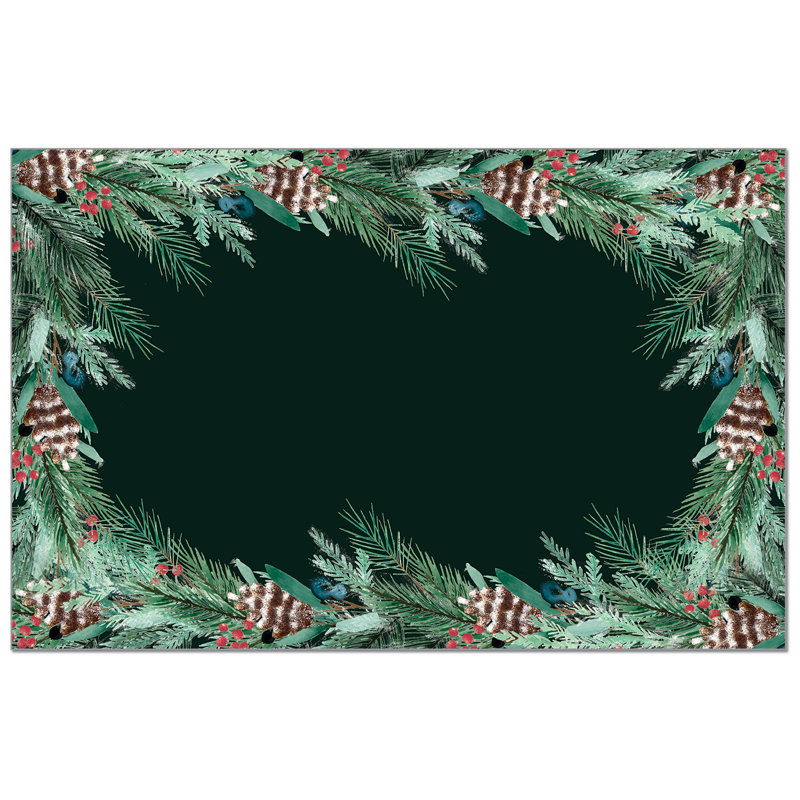 Napperons en papier de qualité supérieure Green Garland