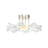 Vetrina Integrated LED Semi-Flush Mount in Light Gold